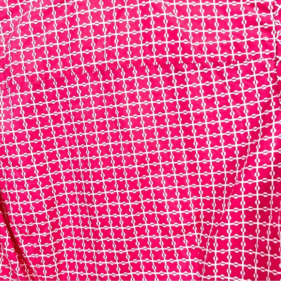 Tommy Hilfiger Long Sleeve Pink & White Patterned Button-Up - Picture 10 of 10